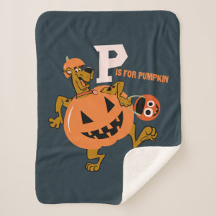 Scooby-Doo   P is for Pumpkin Sherpa Blanket