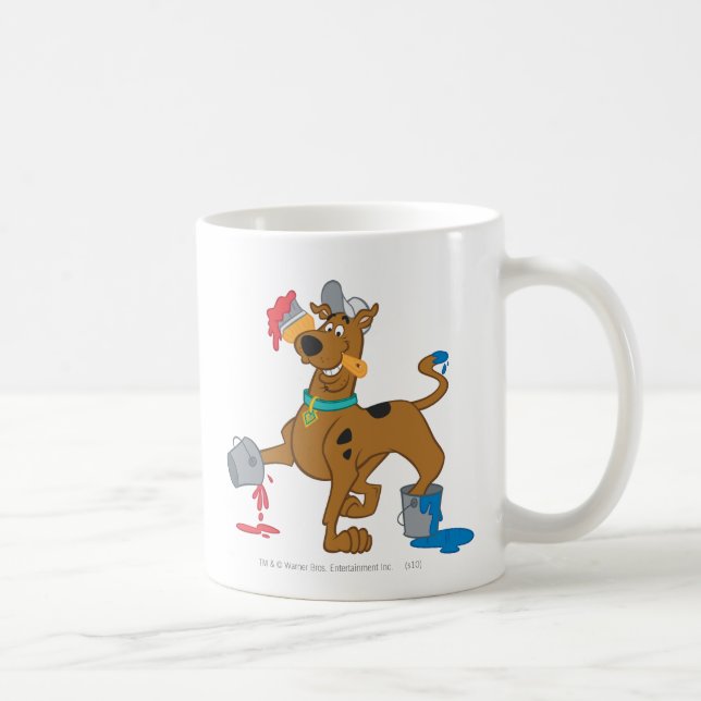Scooby-Doo Paints Coffee Mug (Right)