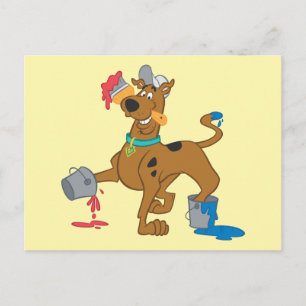 Scooby-Doo Paints Postcard