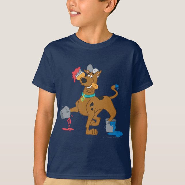 Scooby-Doo Paints T-Shirt (Front)