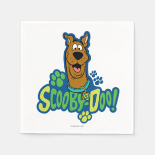 Scooby-Doo Paw Print Character Badge Napkin