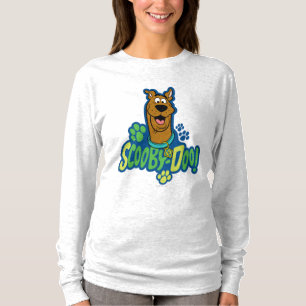 Scooby-Doo Paw Print Character Badge T-Shirt