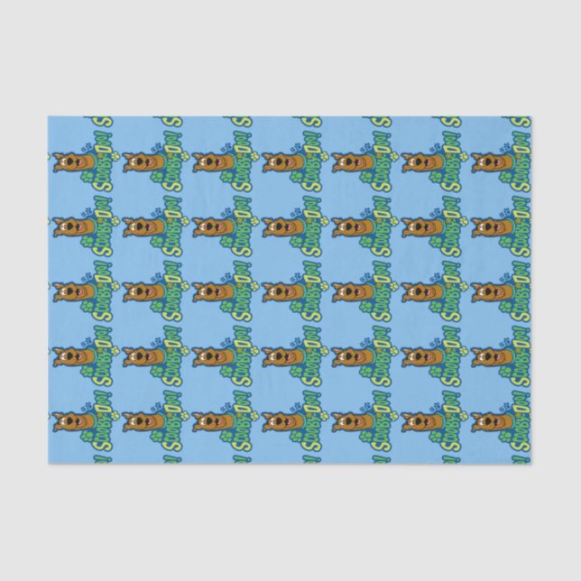 Scooby-Doo Paw Print Character Badge Tissue Paper (Front)