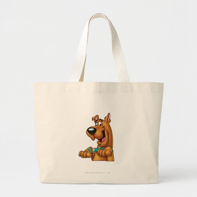 Scooby-Doo Paws Up Large Tote Bag (Front)