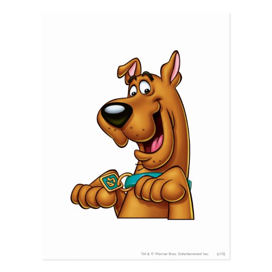 Scooby-Doo Paws Up Postcard | Zazzle.co.uk