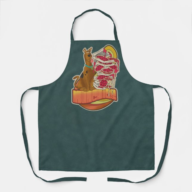 Scooby-Doo | Pile of Pizza "Munchies" Graphic Apron (Front)