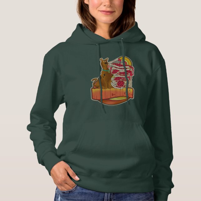 Scooby-Doo | Pile of Pizza "Munchies" Graphic Hoodie (Front)