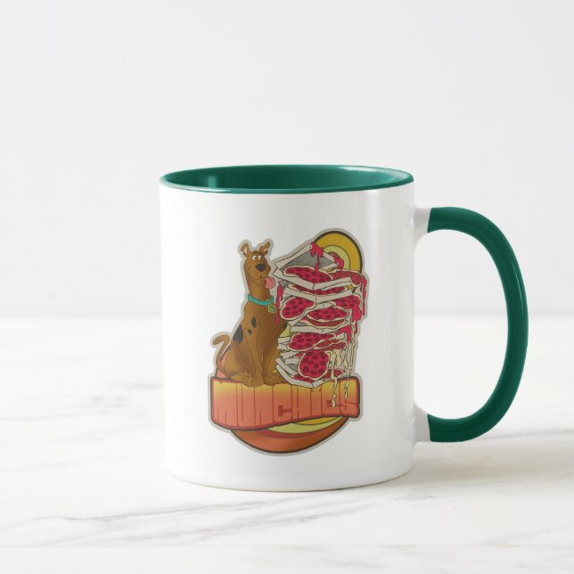Scooby-Doo | Pile of Pizza "Munchies" Graphic Mug (Right)