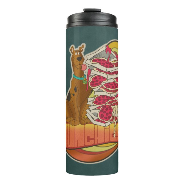 Scooby-Doo | Pile of Pizza "Munchies" Graphic Thermal Tumbler (Front)