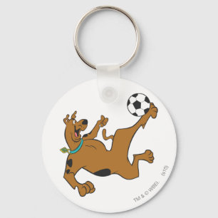 Scooby-Doo Playing Soccer Key Ring