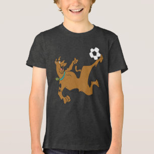 Scooby-Doo Playing Soccer Tri-Blend Shirt