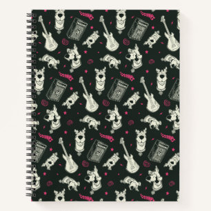 Scooby-Doo Punk Guitar and Amp Pattern Notebook