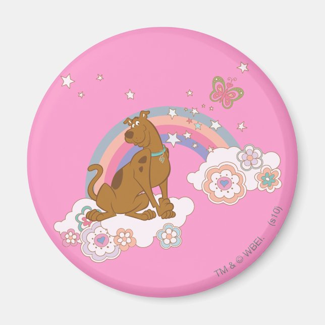 Scooby-Doo Rainbow Butterfly Magnet (Front)
