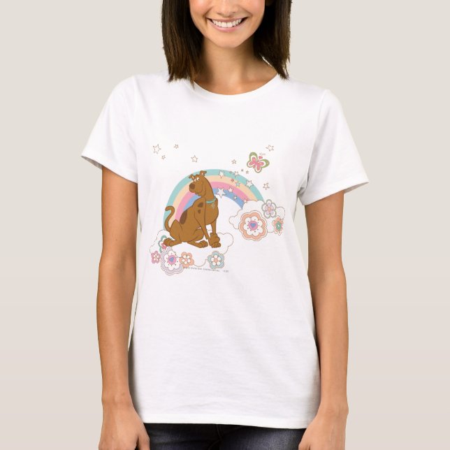 Scooby-Doo Rainbow Butterfly T-Shirt (Front)