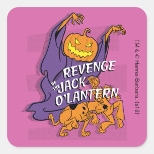 Scooby-Doo   Revenge of the Jack O' Lantern Square Sticker