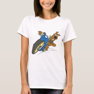 Scooby-Doo Riding Motorcycle T-Shirt