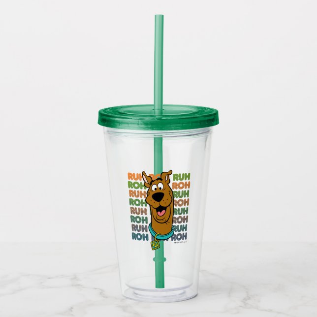 Scooby-Doo Ruh Roh Acrylic Tumbler (Front)