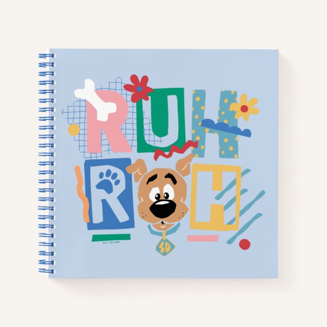 Scooby-Doo | Ruh Roh Baby Scooby-Doo Notebook (Front)