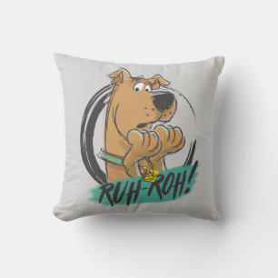 Scooby-Doo "Ruh Roh!" Marker Sketch Cushion