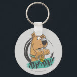 Scooby-Doo "Ruh Roh!" Marker Sketch Key Ring<br><div class="desc">Check out this rough marker-style sketch of Scooby-Doo with his iconic phrase "Ruh Roh!" written below.</div>