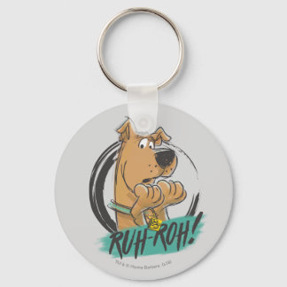 Scooby-Doo "Ruh Roh!" Marker Sketch Key Ring