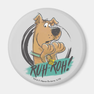 Scooby-Doo "Ruh Roh!" Marker Sketch Magnet