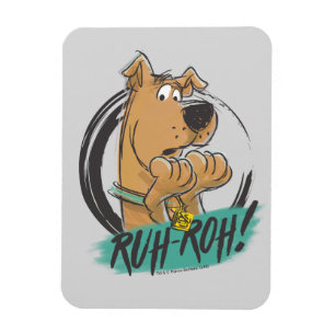 Scooby-Doo "Ruh Roh!" Marker Sketch Magnet