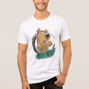 Scooby-Doo "Ruh Roh!" Marker Sketch Tri-Blend Shirt