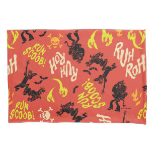 Scooby-Doo Ruh Roh Run Scoob! Pattern Pillowcase