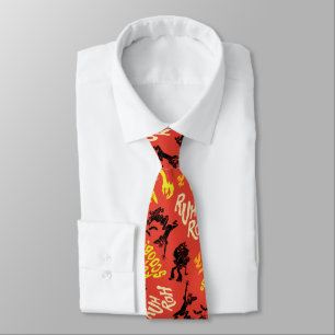 Scooby-Doo   Ruh Roh Run Scoob! Pattern Tie