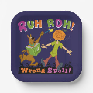 Scooby-Doo   Ruh Roh! Wrong Spell! Paper Plate