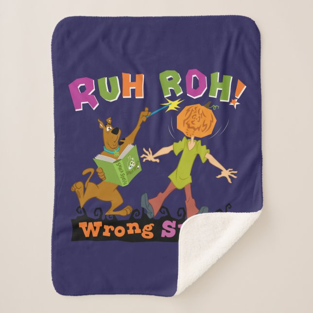 Scooby-Doo | Ruh Roh! Wrong Spell! Sherpa Blanket (Front)