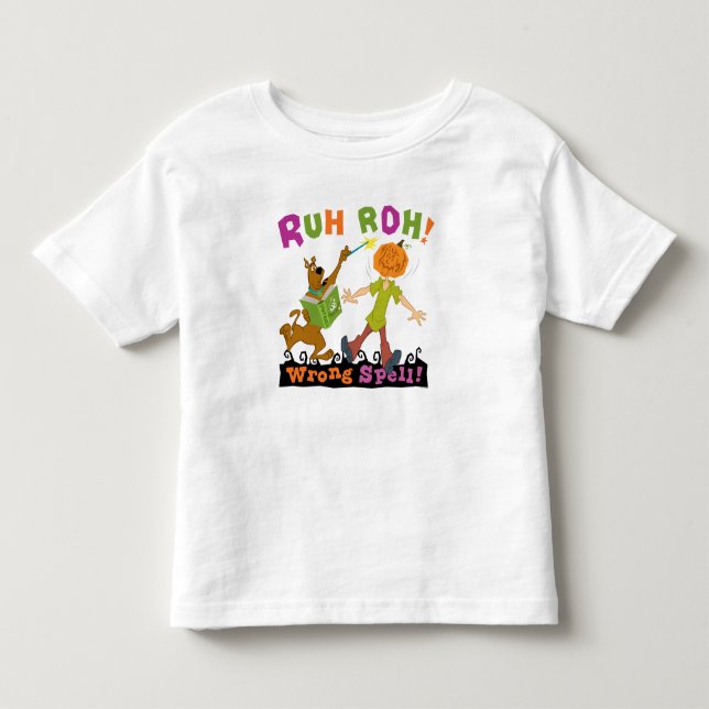 Scooby-Doo | Ruh Roh! Wrong Spell! Toddler T-Shirt (Front)