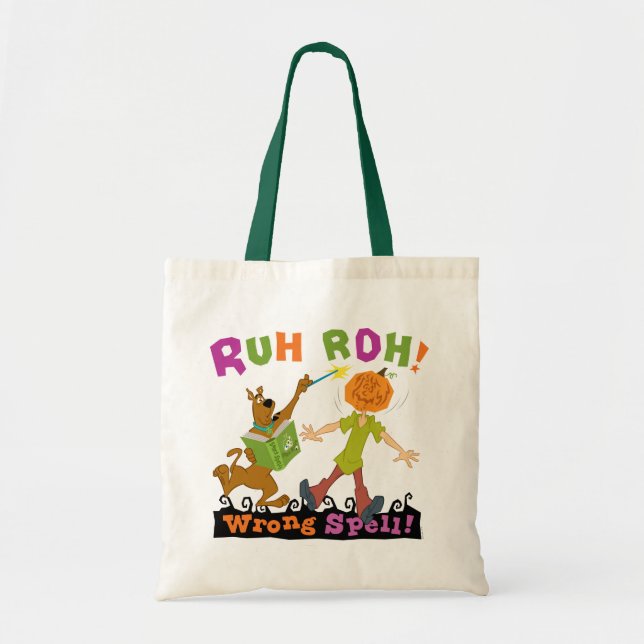 Scooby-Doo | Ruh Roh! Wrong Spell! Tote Bag (Front)
