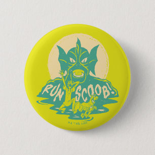 Scooby-Doo   Run Scoob! 6 Cm Round Badge