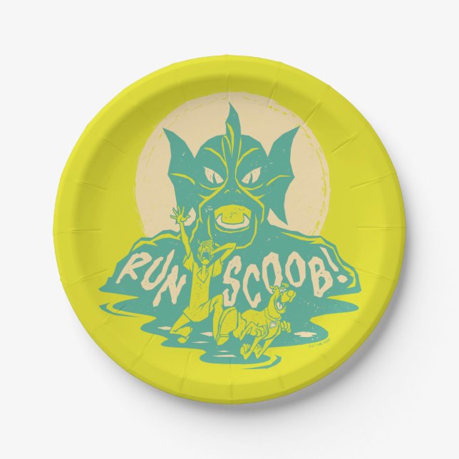 Scooby-Doo | Run Scoob! Paper Plate (Front)