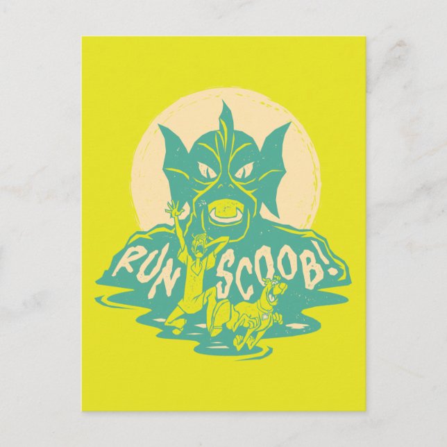 Scooby-Doo | Run Scoob! Postcard (Front)