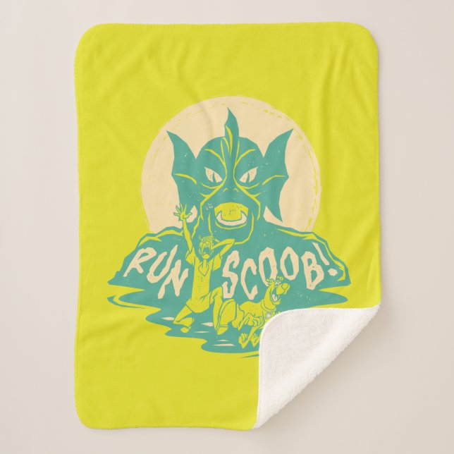 Scooby-Doo | Run Scoob! Sherpa Blanket (Front)