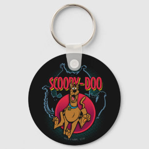 Scooby-Doo Running From Ghosts Graphic Key Ring