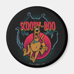 Scooby-Doo Running From Ghosts Graphic Magnet