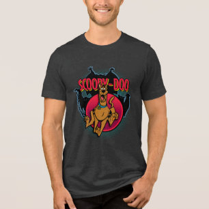 Scooby-Doo Running From Ghosts Graphic Tri-Blend Shirt