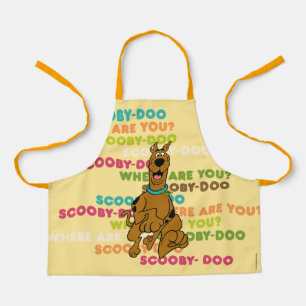Scooby-Doo Running "Where Are You?" Apron