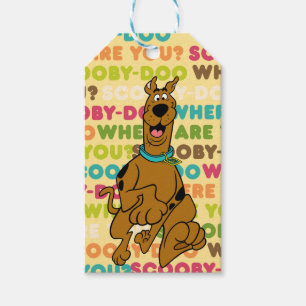 Scooby-Doo Running "Where Are You?" Gift Tags