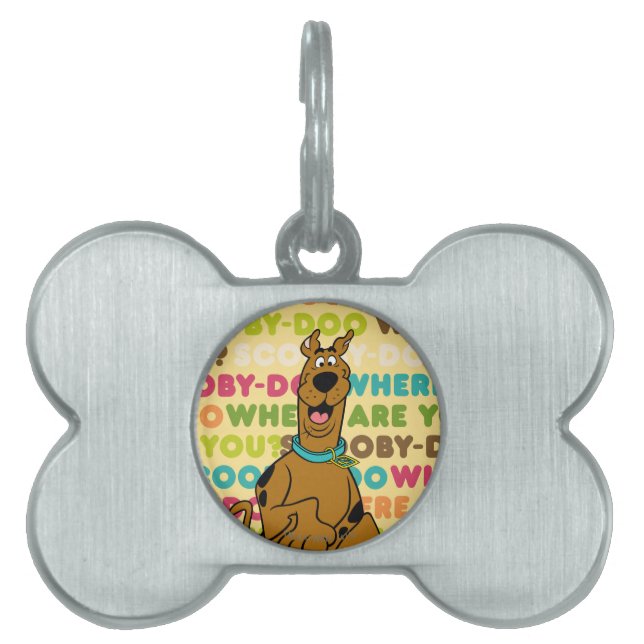 Scooby-Doo Running "Where Are You?" Pet Tag (Front)