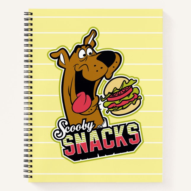 Scooby-Doo "Scooby Snacks" Logo Notebook (Front)