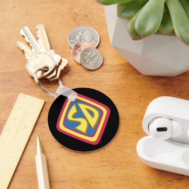 Scooby-Doo "SD" Icon Key Ring (Desk)