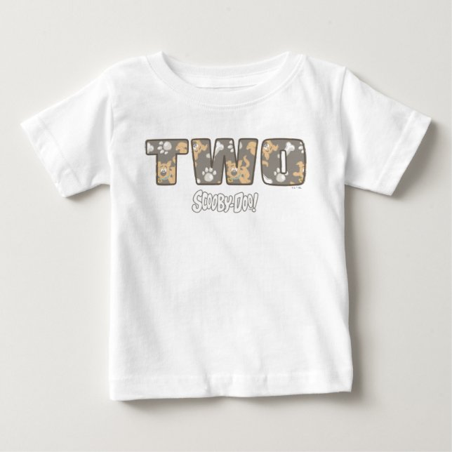 Scooby-Doo Second Birthday Baby T-Shirt (Front)