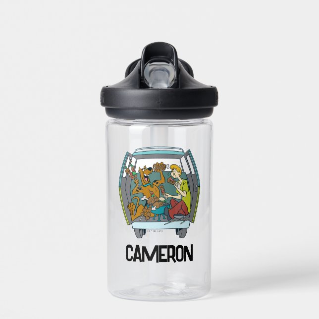 Scooby-Doo & Shaggy | Add Your Name Water Bottle (Front)