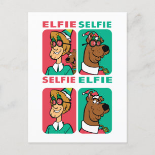 Scooby-Doo & Shaggy "Elfie Selfie" Holiday Postcard