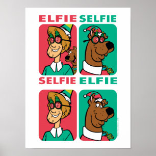 Scooby-Doo & Shaggy "Elfie Selfie" Poster